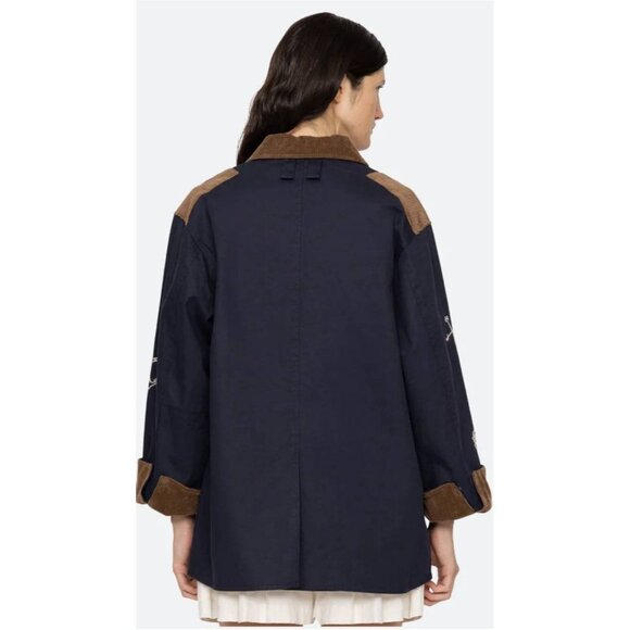 Sea New York Auth NWOT Casual Clyde Barn Jacket - Picture 3 of 15